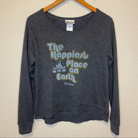 Disney Tops - Disney Disneyland Parks Happiest Place on Earth Long Sleeve‎ Size Small
